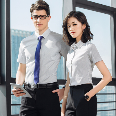 工厂定制衬衫_职业装衬衫定做