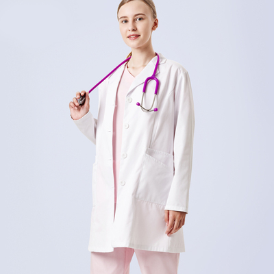 长袖医生服定制_厂家医护服定做