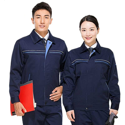 厂家定做工作服_长袖劳保服订做