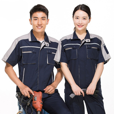 短袖工作服订制_夏季工装定制工厂